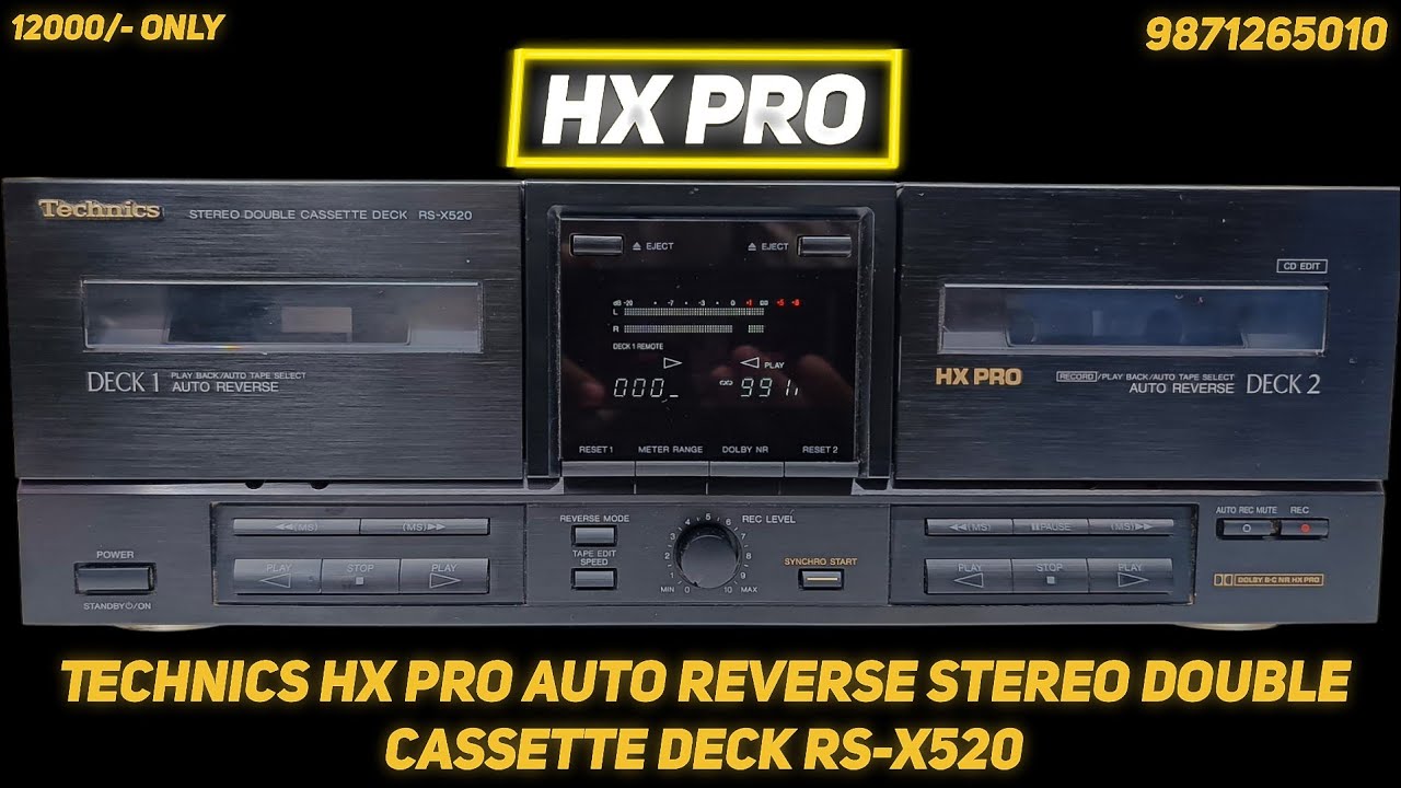 Technics - RS-B665 - HX PRO Registratore – lettore di cassette - Catawiki Technics - RS-B665 - HX PRO Registratore – lettore di cassette - Catawiki