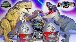 Mive Juric World Rebirth Captivz Collection Eggs Unboxing Distortus Rex, Spinosaurus