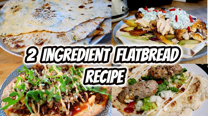 2 INGREDIENT FLATBREAD RECIPE ~ Easy & Cheap to make