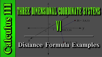 Distance Formula in 3D Space Examples