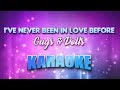 Guys & Dolls - I've Never Been In Love Before (Karaoke & Lyrics)