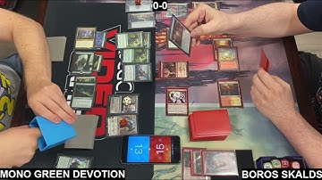 Pioneer - Mono Green Devotion Vs Boros Skalds