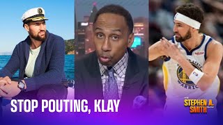 Klay Thompson: Stop pouting and play