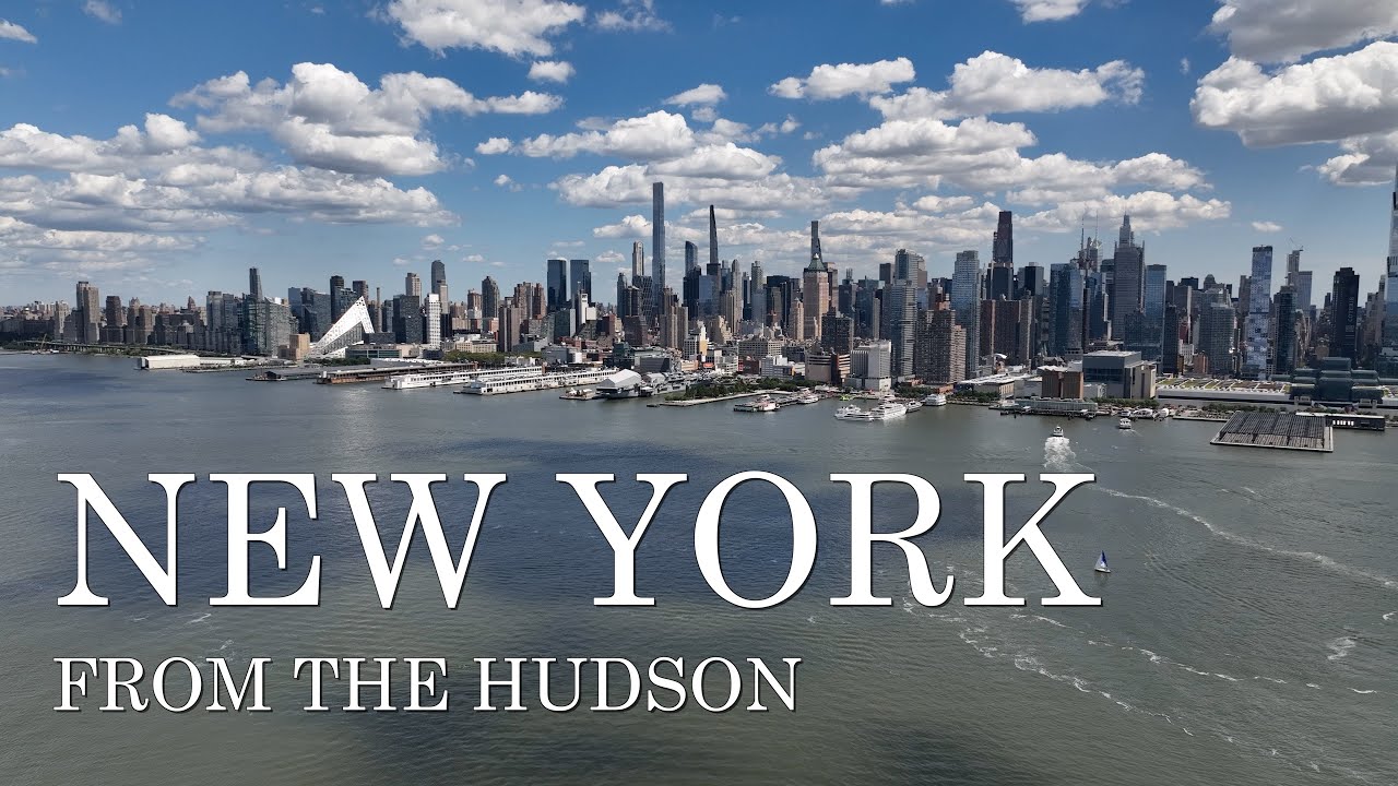 4k New York City views from the Hudson and more - Drone footage from 3 days filming