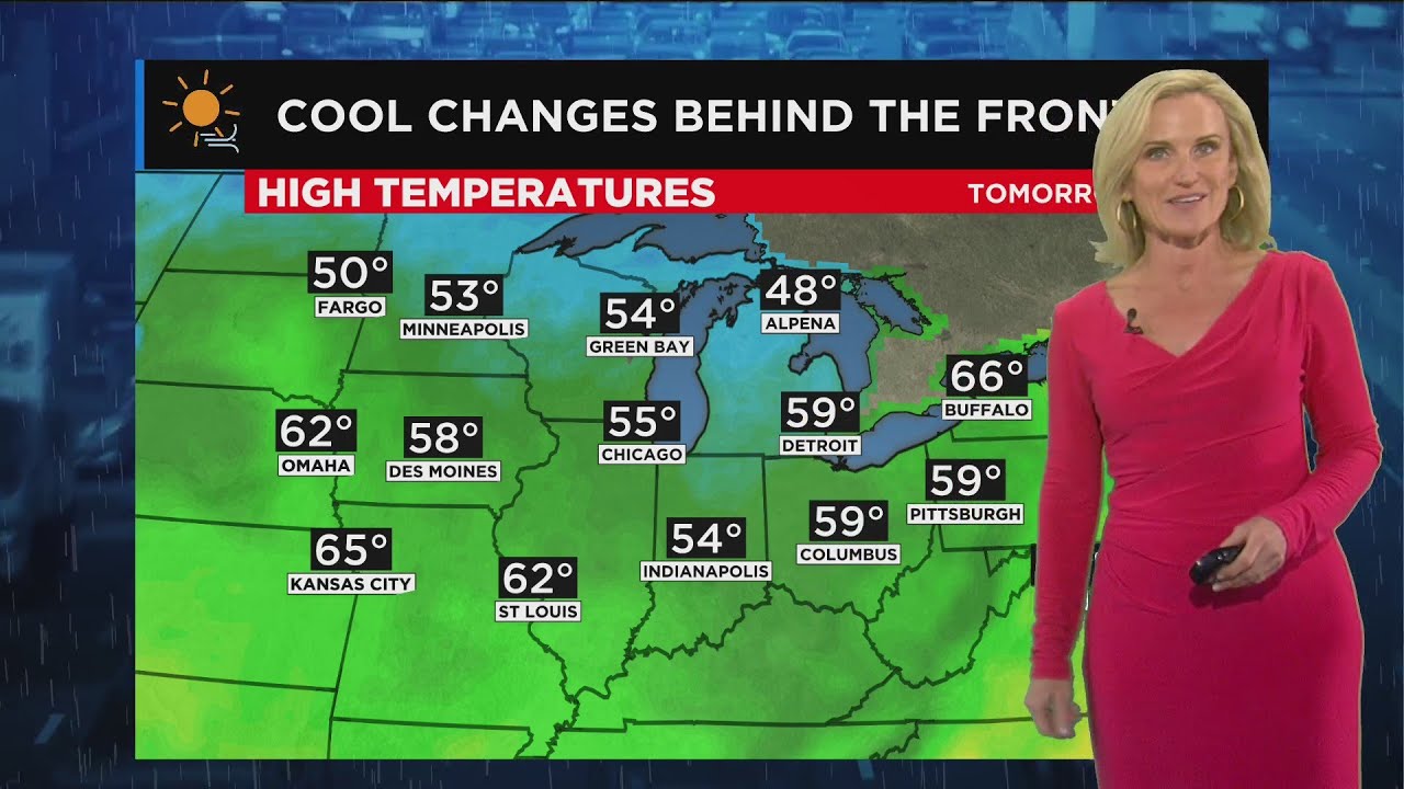 Chicago First Alert Weather: As rain goes away, cooler temperatures ...