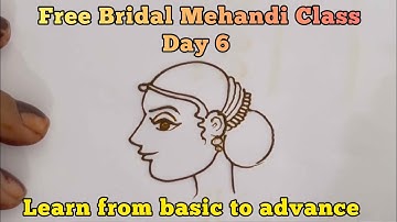Free Bridal Mehandi Class Day 6 || Tanisha Mehandi Tutorial