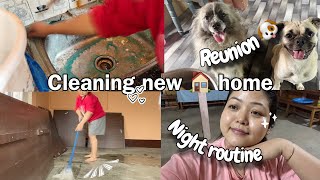 Cleaned my new house….then left everything and went home😓