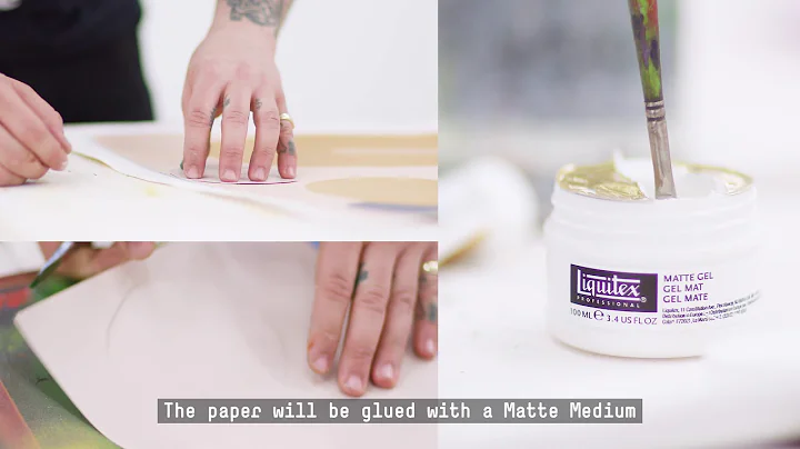 Artist Austin Eddy On Using Matte Medium As A Collage Adhesive | Liquitex