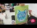Tiger painting for kids in all smilez art studio new zealand