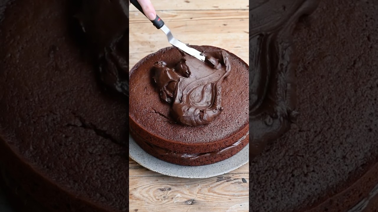 Chocolate Rum Cake with Chocolate Ganache Frosting