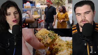 FOODGASM! - INDIAN Street Food $100 CHALLENGE in MUMBAI! Best Street Food in Mumbai! - Reaction