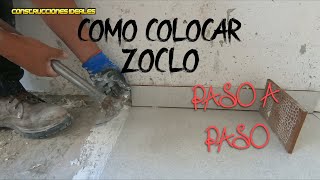 Como Cortar el Zoclo | Paso a Paso