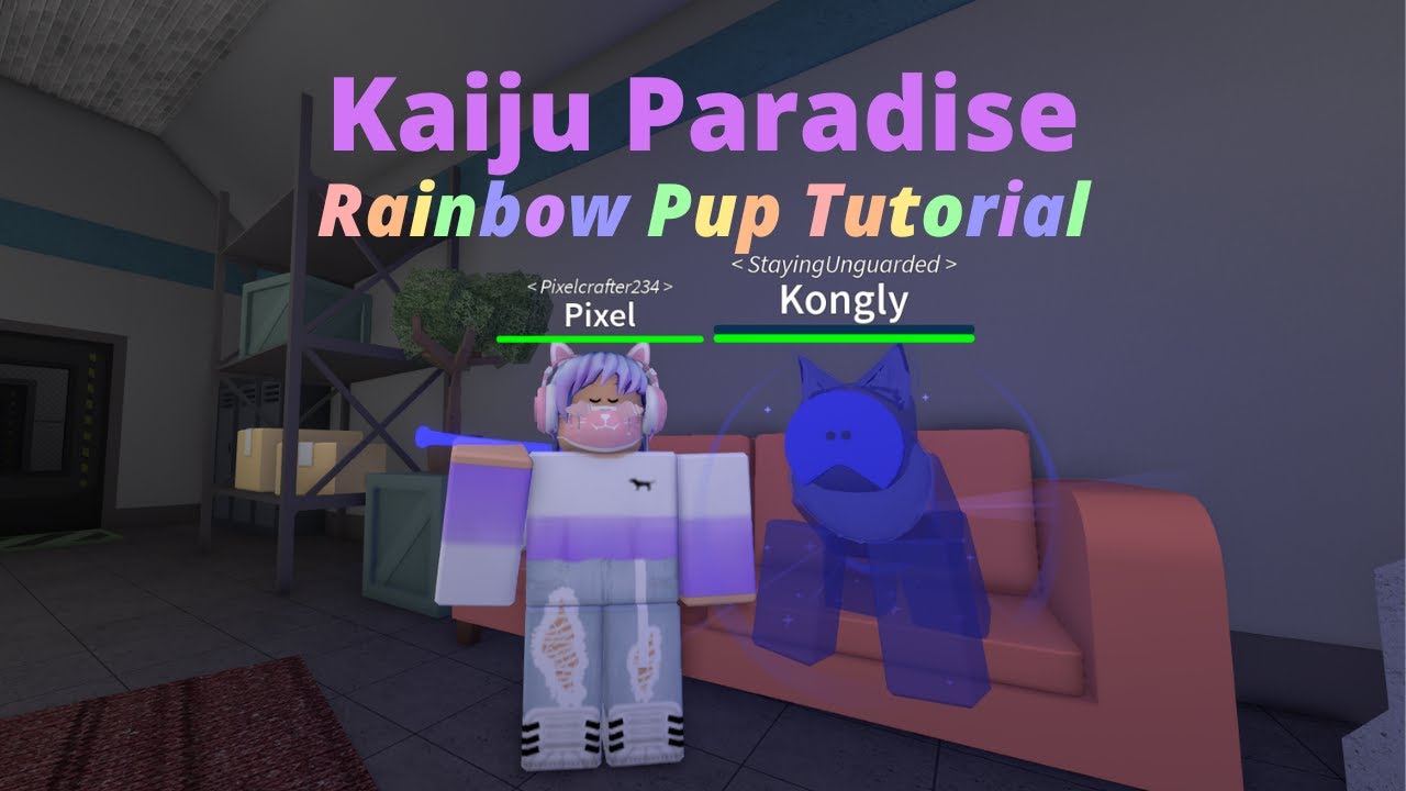 ROBLOX - Kaiju Paradise  slime puppy animation 