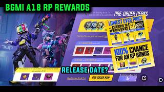 Bgmi A18 Royal P Rewards A18 Royal P 1 To 100 Rp Rewards 3D Bgmi 4.3 Update A18 Rp Date