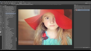 Florabella Trinity Photoshop Actions Video #8 - Rich Warm Hazy Foggy Light