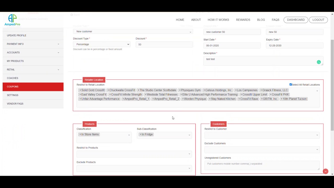 New Customer Coupon YouTube