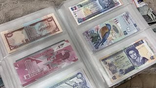 Коллекция банкнот стран мира в красочном альбоме Leuchtturm