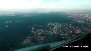 Frankfurt ILS RWY 25L swing over RWY 25C, HD Cockpit View