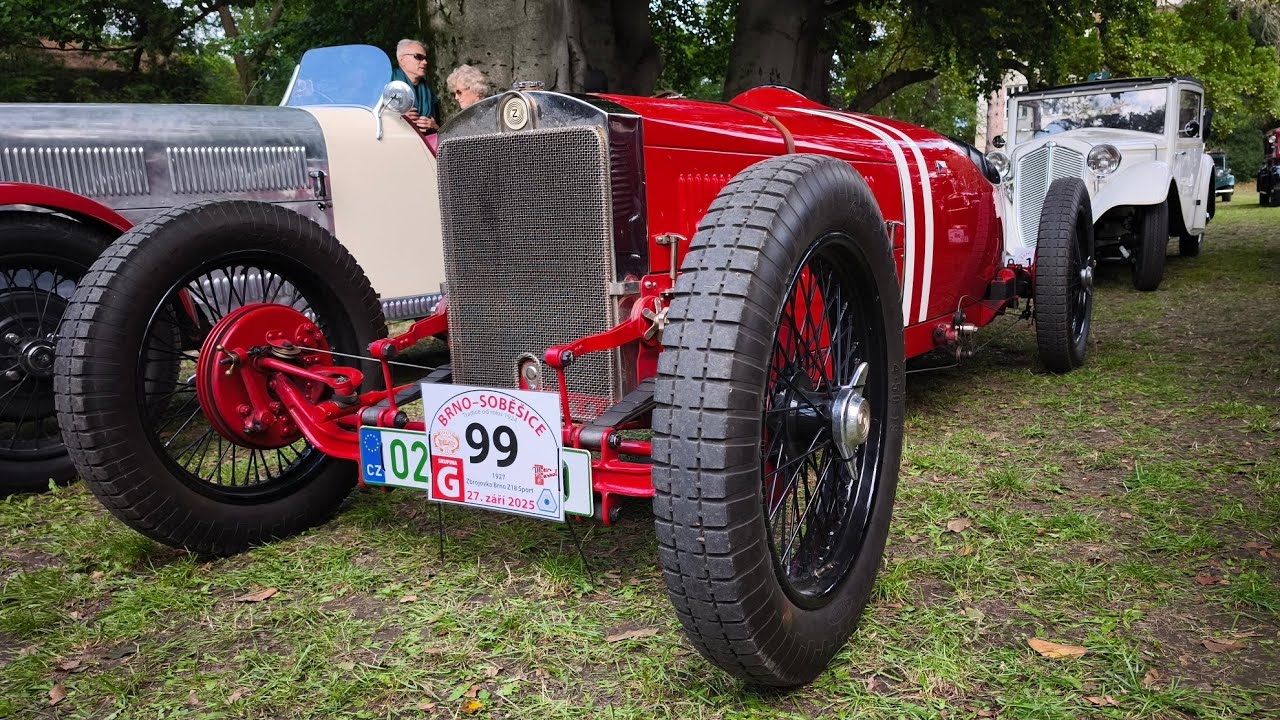 Brno-Soběšice 2025 s příjezdy veteránů do areálu Centra Kociánka ... Veteran Automoto Club Brno