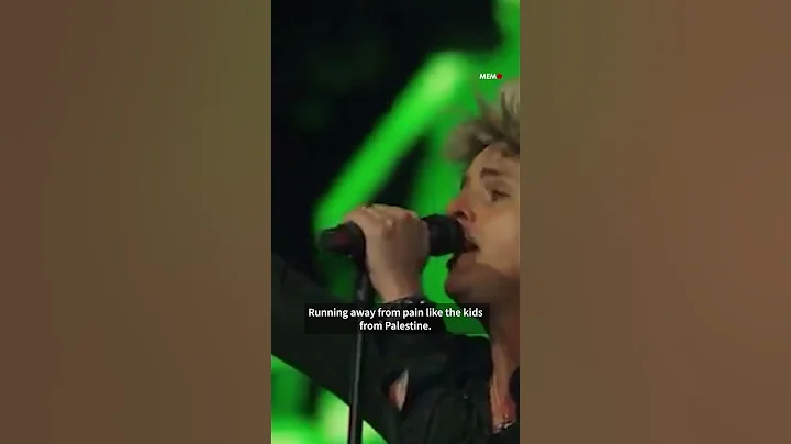 US Rock Band Green Day pays tribute to Palestine
