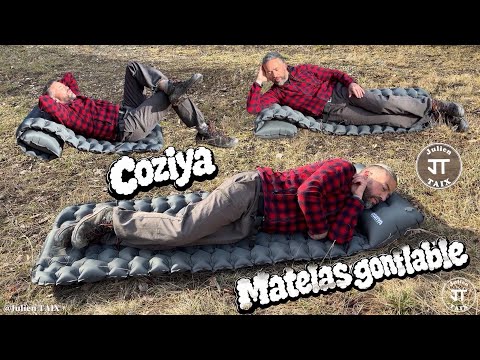 Coziya multi-purpose inflatable mattress: Bivouac / Bushcraft / Hiking / Trekking / Beach