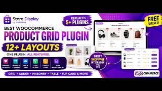 Best FREE WooCommerce Product Grid Plugin (2026) | 12+ Layouts, Wishlist, Compare & Quick View