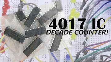 Introduction to the Digital Pulse Counter IC !! Make digital meter, LED Chaser and ....