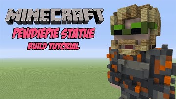 Minecraft Tutorial: PewDiePie Statue Build