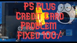 PS4 Error: wc-40382-7 PS Plus Credit/Master...etc Card Not Working || Fixed, March 2021 - YouTube