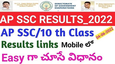 AP SSC/10 TH CLASS RESULTS_2022#SSC RESULTS#10 TH CLASS RESULTS_2022#2022#AP#