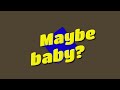 "Maybe baby?"/ Выпуск 3 "Детская комната" (9.12.15)