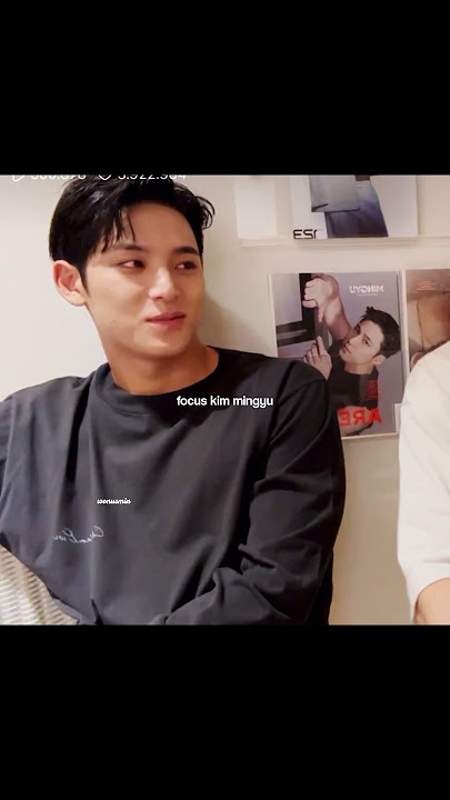 KIM MINGYU YOU ARE MAKING IT TOO OBVIOUS DUDE GET YOURSELF TGT #meanie #minwon #mingyu #wonwoo #svt