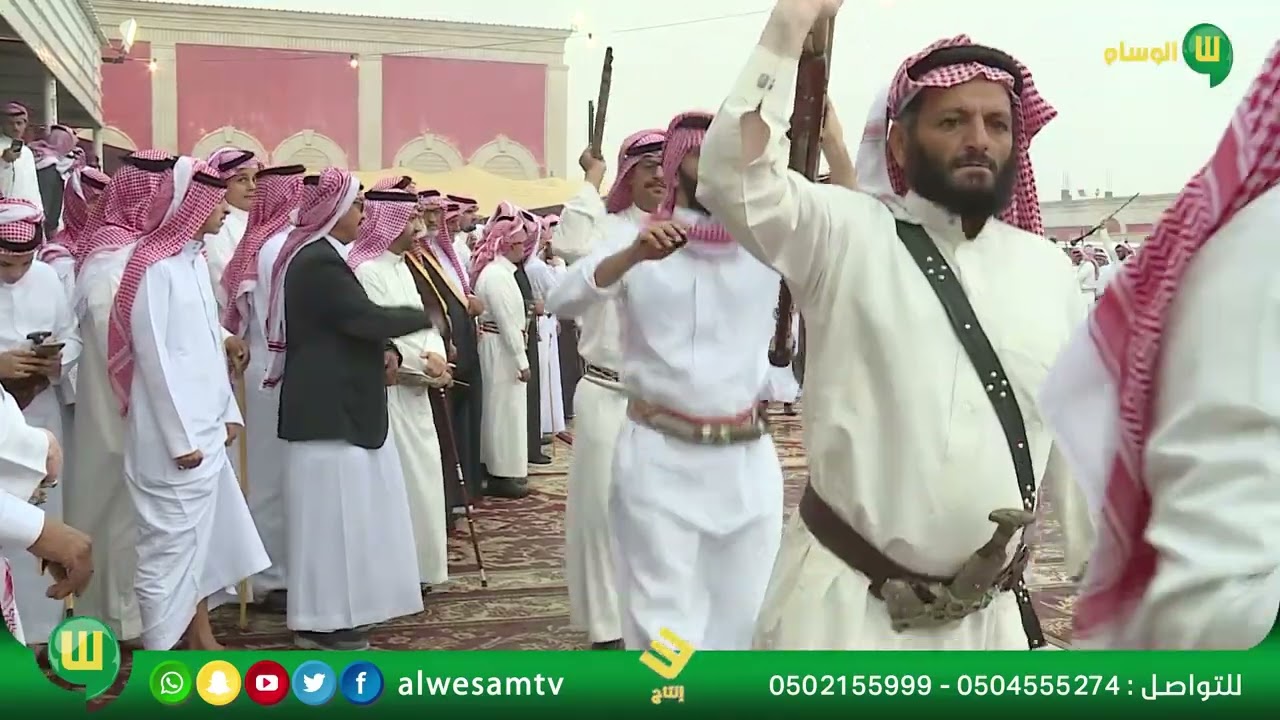 حفل كرامة وإحتفاء الشيخ سعيد بن رافع بن زارع الشهري شيخ قبيبة العمرة من بني شهر لقبيلتة الجزء الاول