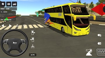 Indian bus coach bus simulator game yellow bus driving city Android gameplay sweet brother 🔥