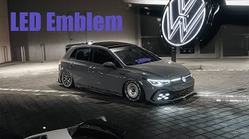 VW Mk8 GTI Led Emblem Install Tutorial/Review