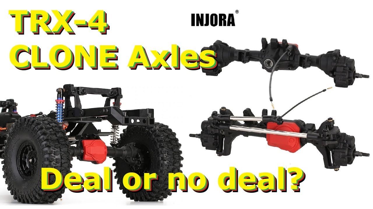 Trx4m Axles Complete Front Rear Differential Portal Axle With T-lock For  1:10 RC Green 1:10 Hobby RC Car, Truck & Motorcycle Crawlers