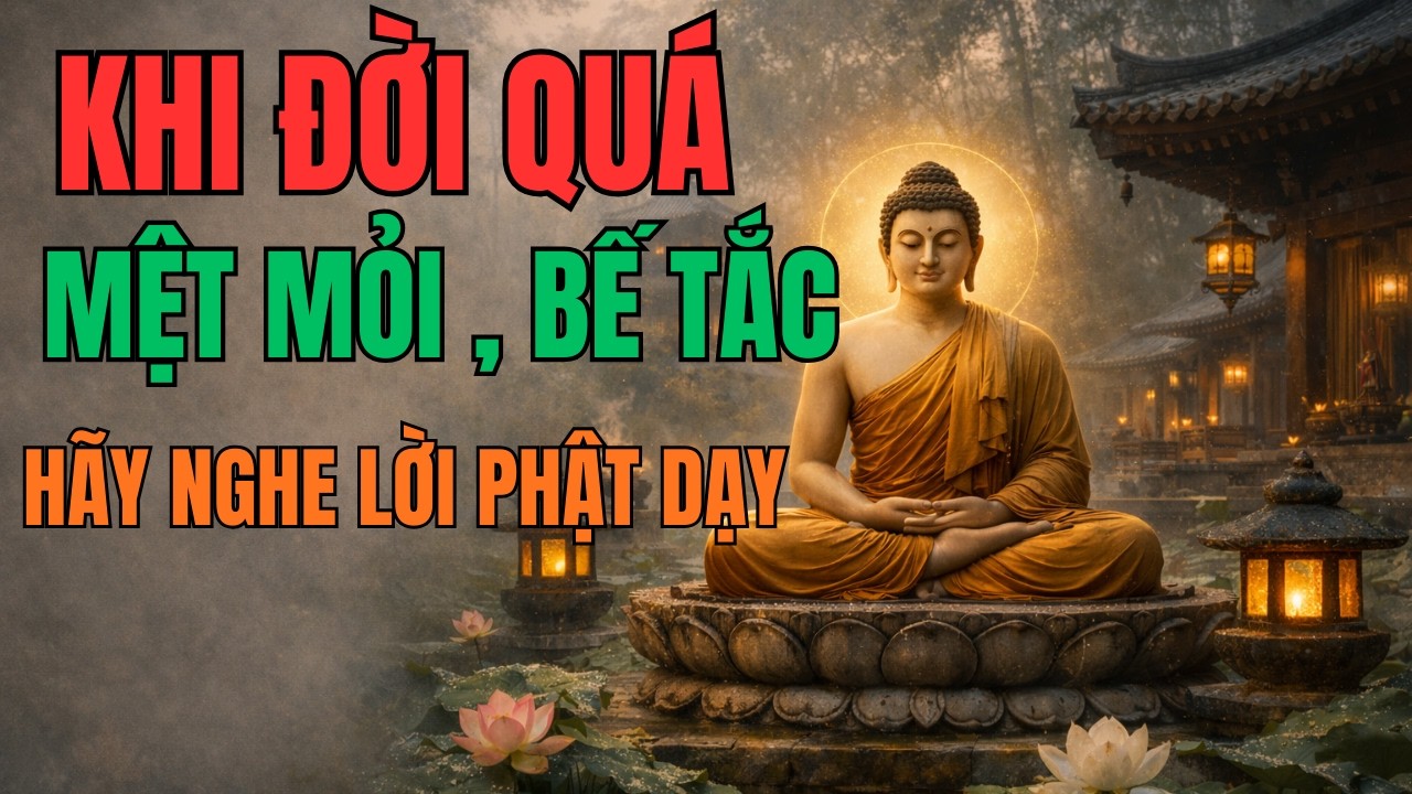 Khi Cuộc Đời Quá Mệt Mỏi Và Bế Tắc – Nghe Lời Phật Dạy Để Tâm Được Nghỉ | Luật Nhân Quả Thức Tỉnh