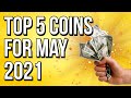 TOP 5 CRYPTO COINS FOR MAY 2021!! 🚀