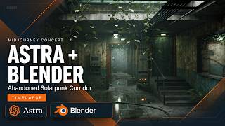 Open AI GPT 6 Astra Recreated This Abandoned Corridor in Blender