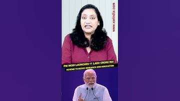 Premier Modi lanceert RDI-regeling van ₹1 lakh crore om onderzoek en innovatie te stimuleren