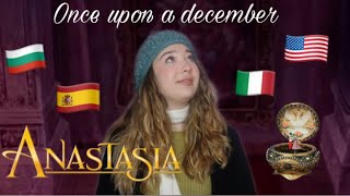 “Once Upon A December” in 4 languages (english, spanish, italian, bulgarian)|NM