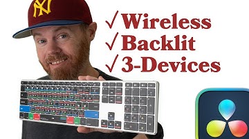 A Keyboard for Dark Rooms - DaVinci Resolve Editors Keys