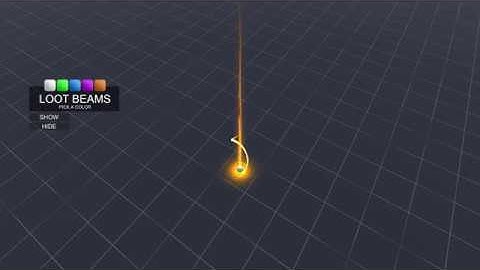 Loot Beams Unity Asset Demo