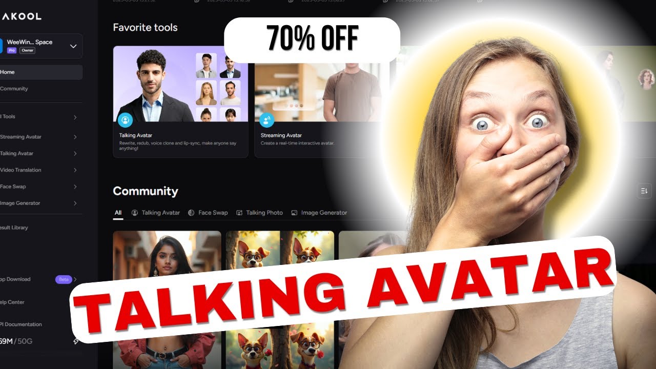 "Akool AI Tutorial: How to Make Streaming & Talking Avatars (Photo & Video)"