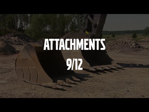 Attachments – Volvo Crawler Excavators E-series – Basic operator training – 9/12