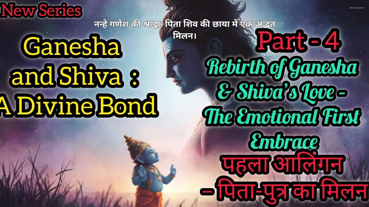 Rebirth of Ganesha & Shiva’s Love – The Emotional First Embrace🙏
