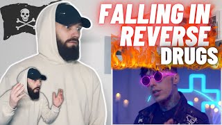 TeddyGrey Reacts to “Falling In Reverse - Drugs” | FIRST REACTION