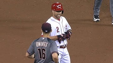 ARI@CIN: Cozart tallies four hits and two RBIs