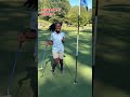 Can I Win If My Sister Only Uses A 6 Iron #golf #family #shorts #challenge