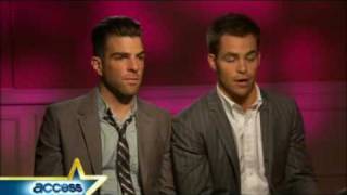 Chris Pine & Zachary Quinto Talk Star Trek